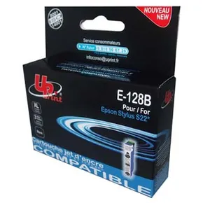 UPrint kompatibilis tinta, C13T12814010, fekete, 200 oldal, 10 ml, E-128B, Epson Stylus S2